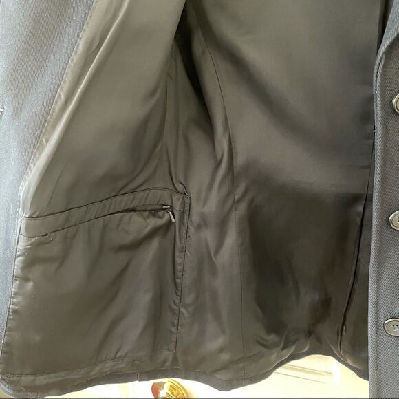 Brooks Brothers Women's Brushed Cotton Twill Navy Button Jacket 6 - Picture 6 of 7